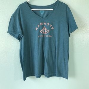 Life Is Good Tops - Life is Good Namaste Top Life Is Good Tops - Life is Good Namaste Top